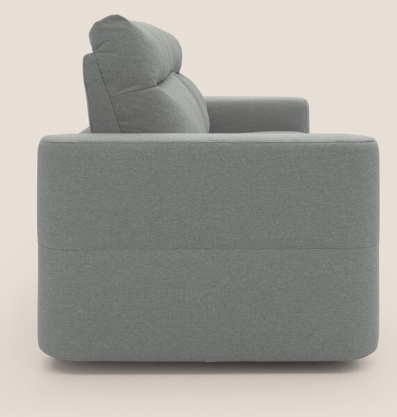Cupido Divano letto materasso H18 cm e schienale alto in tessuto imper