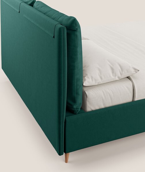 Nathan letto contenitore con cuscini regolabili con tasche in microfib