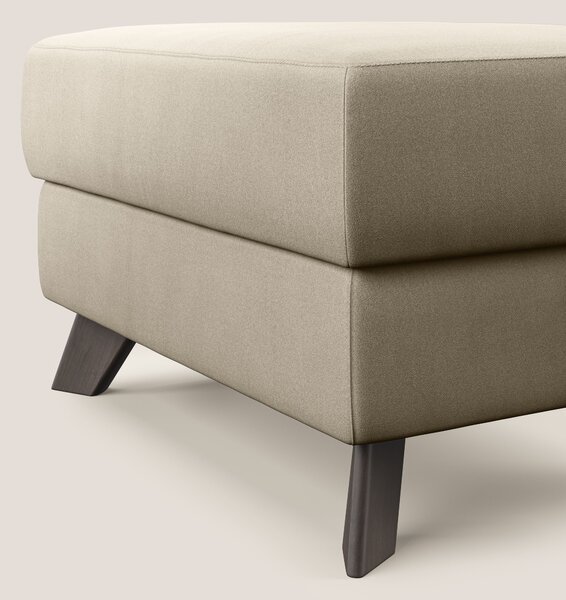Moon Pouf contenitore e piedini alti in microfibra impermeabile T11 to