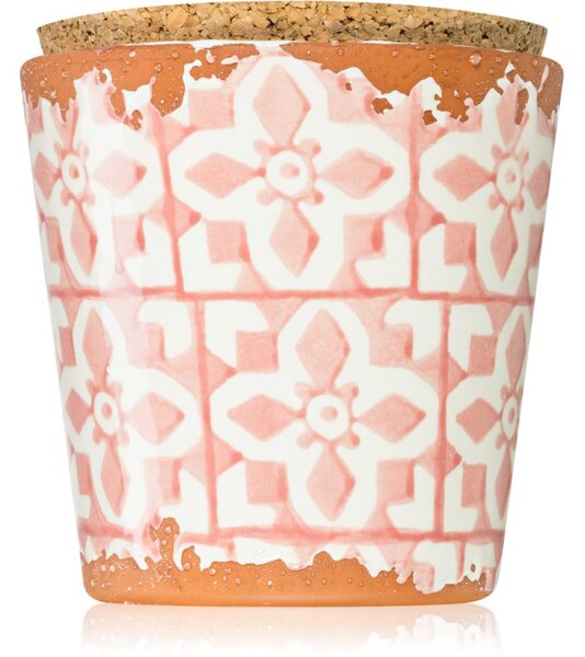 Wax Design Mosaic Pink candela profumata 10x10 cm