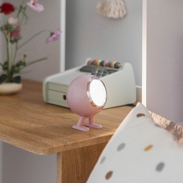 Lampade da tavolo MR. WATTSON, Norbitt, dimmerabile, Rosa / Rosé, Soggiorno, Alluminio, Moderno
