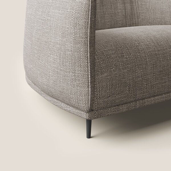 Zelda Poltroncina dal design moderno in morbido tessuto impermeabile T