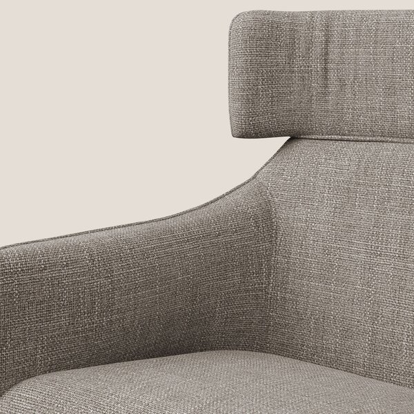 Zelda Poltroncina dal design moderno in morbido tessuto impermeabile T