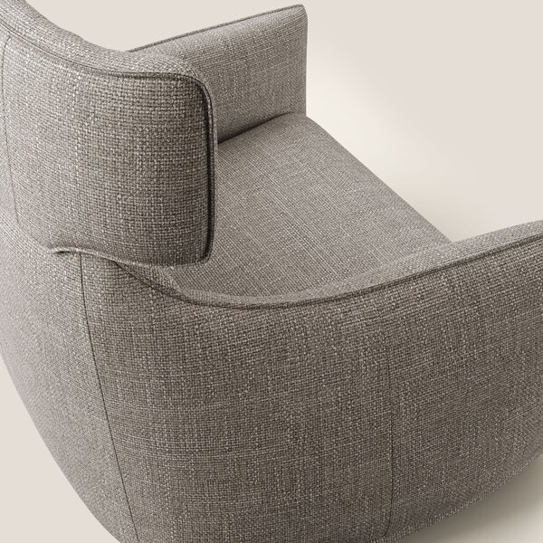 Zelda Poltroncina dal design moderno in morbido tessuto impermeabile T