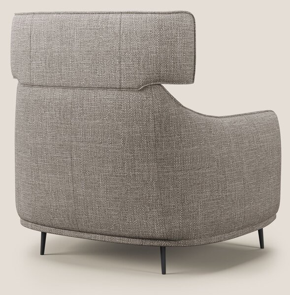 Zelda Poltroncina dal design moderno in morbido tessuto impermeabile T