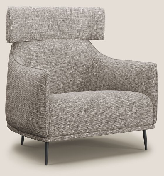 Zelda Poltroncina dal design moderno in morbido tessuto impermeabile T