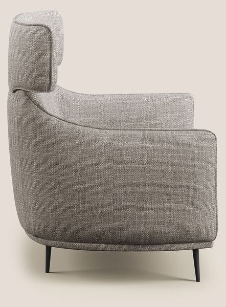 Zelda Poltroncina dal design moderno in morbido tessuto impermeabile T