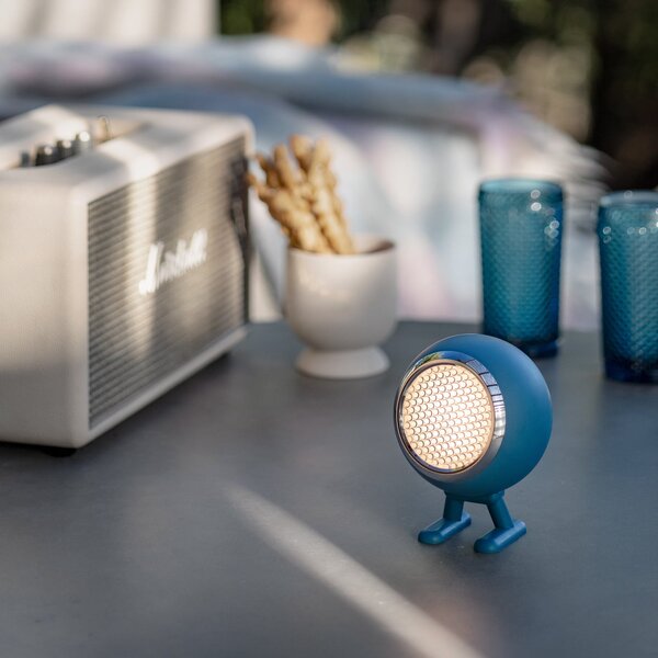 Lampade da tavolo MR. WATTSON, Norbitt, dimmerabile, Blu, Soggiorno, Alluminio, Moderno
