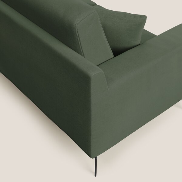Prestige divano moderno in microfibra smacchiabile T11 verde