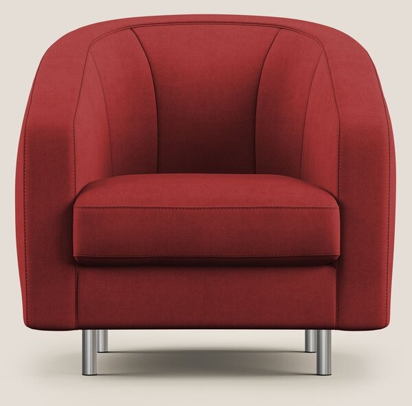 Sally Poltroncina in tessuto morbido impermeabile T02 rosso