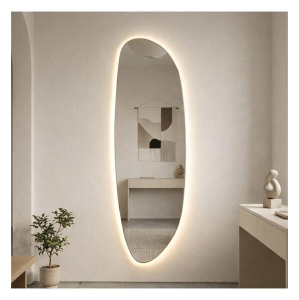 Baltica Design-LED Specchio con illuminazione integrata STONE FLUID LED/15W/230V 4500K 155x50 cm IP65