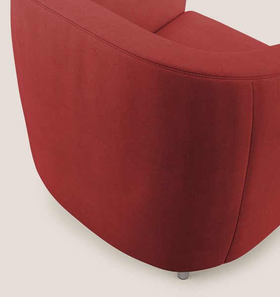 Sally Poltroncina in tessuto morbido impermeabile T02 rosso