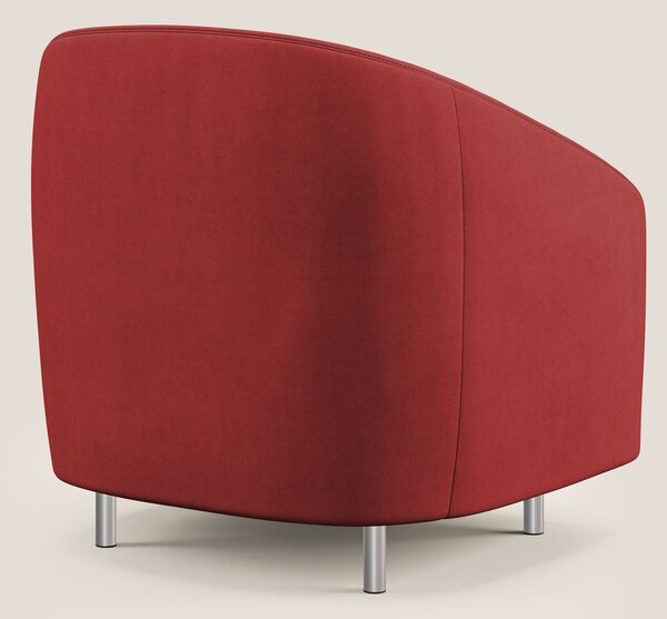 Sally Poltroncina in tessuto morbido impermeabile T02 rosso