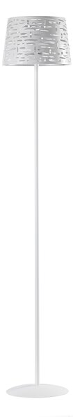 Lampada da terra Ricky bianco, in ferro, H 164 cm, E14 MAX22W