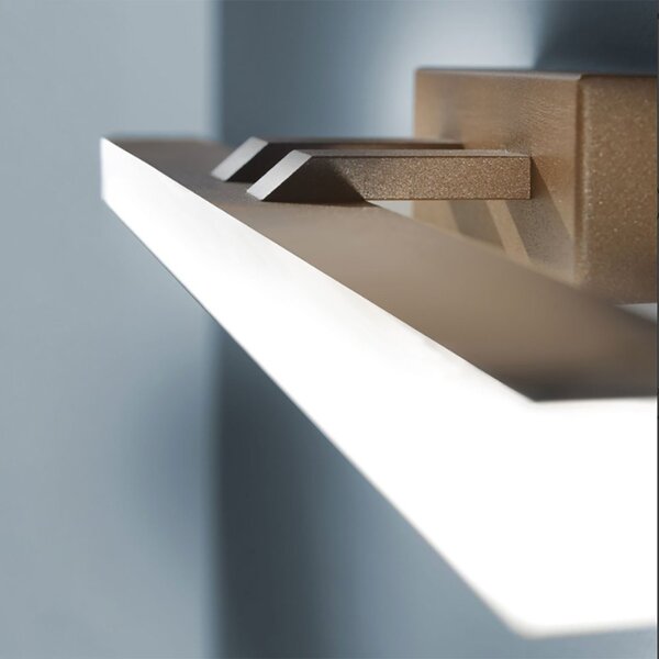 Applique led promoingross ruler a69 ru led cct 1990lm metallo ruggine - Promoingross