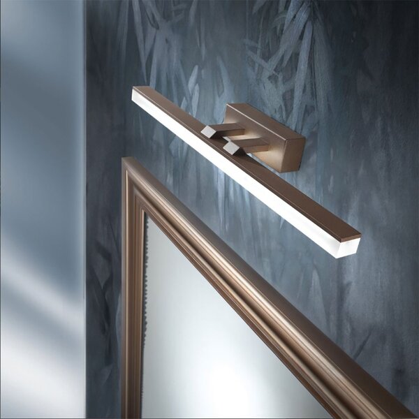 Applique led promoingross ruler a69 ru led cct 1990lm metallo ruggine - Promoingross