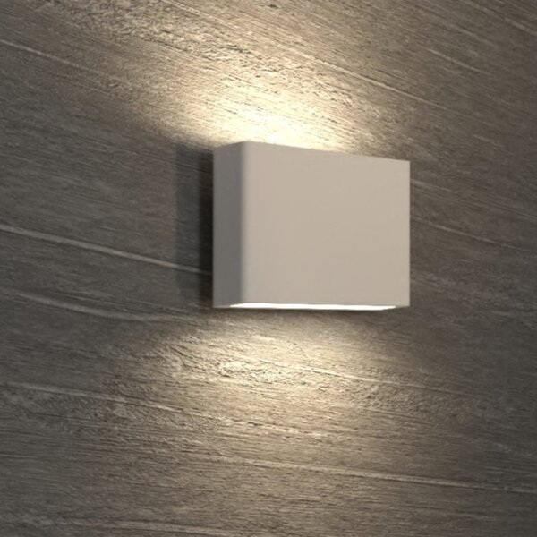 Applique gesso lampadari bartalini gnipols ap19 r7s118 led biemissione verniciabile - Lampadari Bartalini Gesso