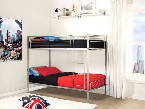Letto a castello 2 x 90 x 190 cm Argento - DUOTIS II