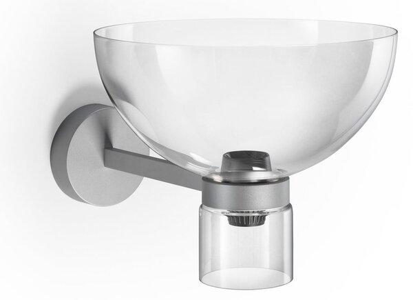 Applique da parete FLOS, Nocturne Bowl, dimmerabile, Metallizzato, Corridoio, Alluminio, Design