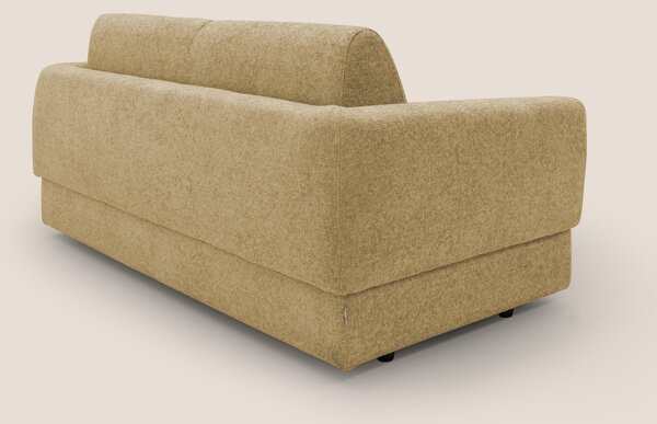 Happy Divano letto matrimoniale con materasso h18 cm in tessuto imperm