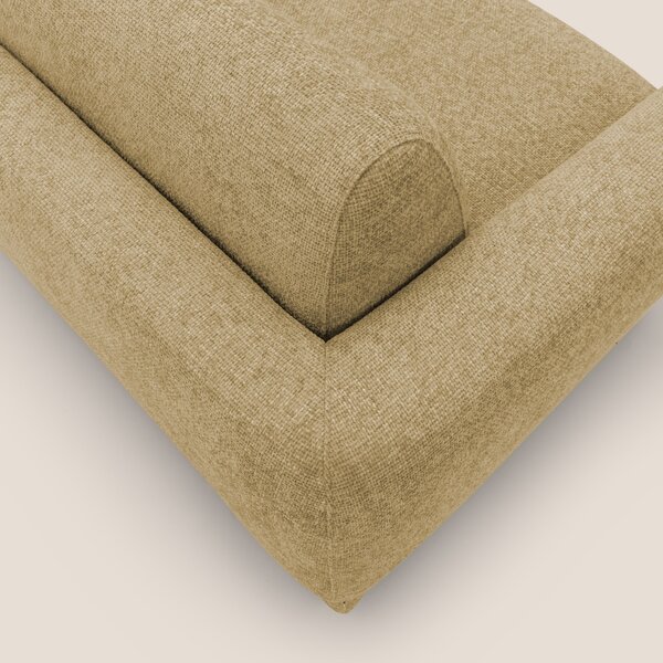 Happy Divano letto matrimoniale con materasso h18 cm in tessuto imperm