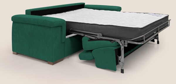 Giunone divano letto con materasso alto 18 cm e poggiatesta reclinabil