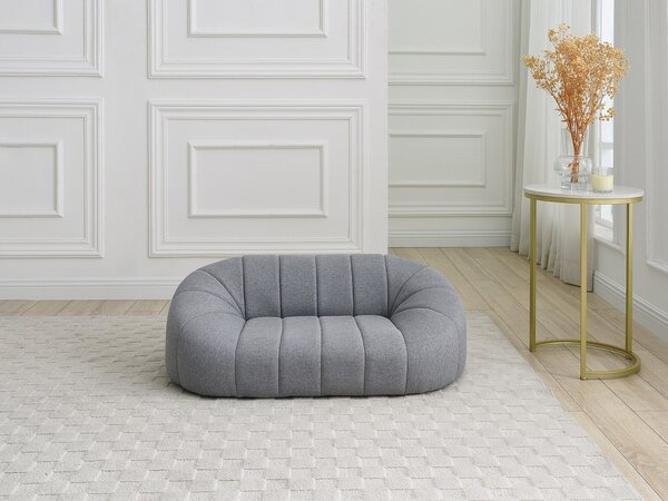 Divano per animali in tessuto grigio chiné L. 98 x P. 62 x H. 33 cm - PARUIMA