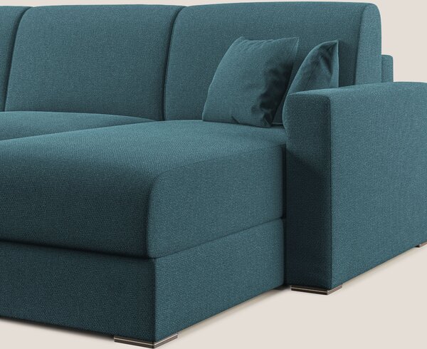 Best Divano letto angolare con penisola in tessuto smacchiabile QuickC