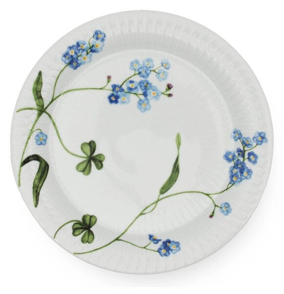 Piatto da dessert bianco in porcellana con motivo floreale ø 22 cm Hammershøi Summer - Kähler Design