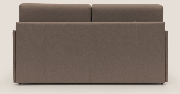 Evans Divano letto matrimoniale in tessuto impermeabile T13 marrone