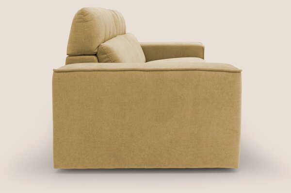 Clark Divano modulare con opzione relax elettrico in tessuto smacchiab