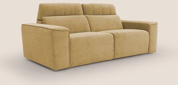 Clark Divano modulare con opzione relax elettrico in tessuto smacchiab