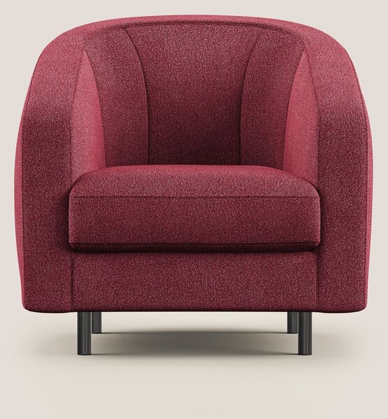 Pandora Poltroncina in morbido tessuto bouclé impermeabile T07 rosso