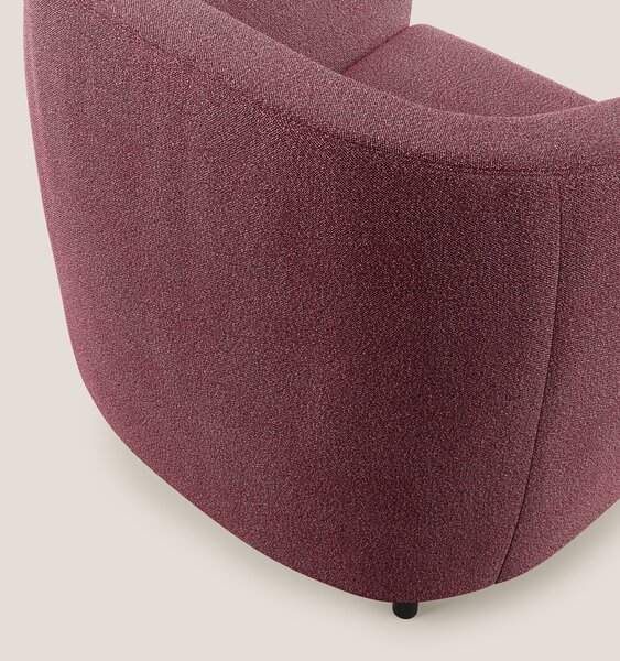 Pandora Poltroncina in morbido tessuto bouclé impermeabile T07 rosso