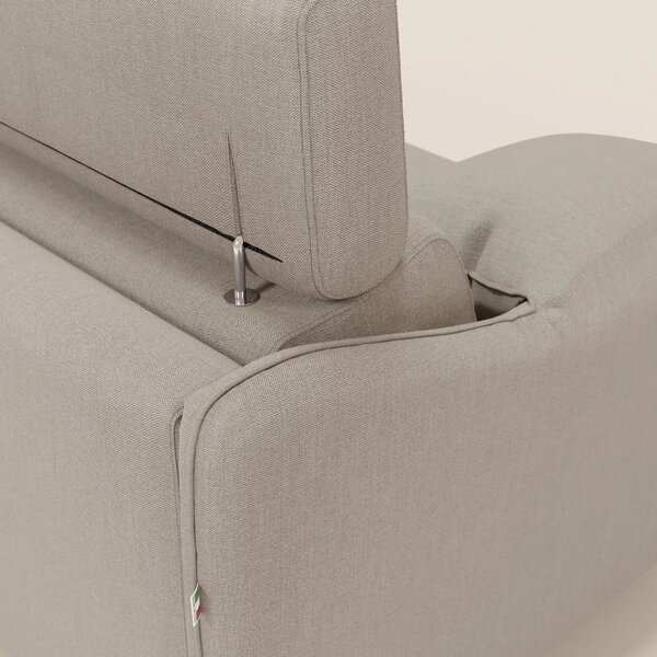 Violetta divano letto materasso H18 cm - poggiatesta reclinabili e bra