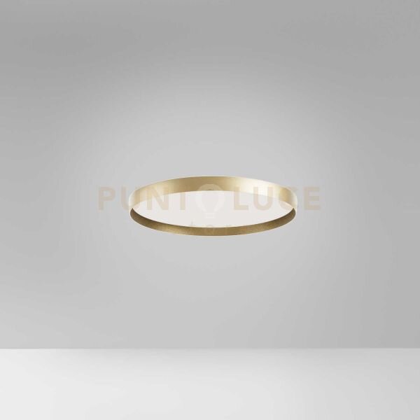 Acelia p/p -plafoniera led oro 3000k- 4000k 2000-2100lm 30w d.40cm