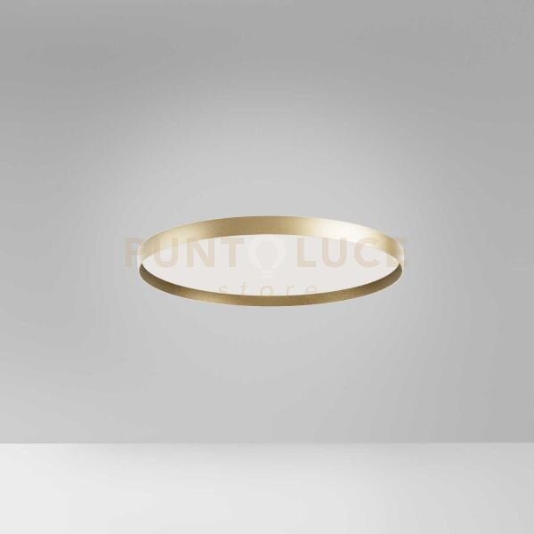 Acelia p/m - plafoniera led oro 3000-4000 k 2200-2300lm 40w d.50cm 