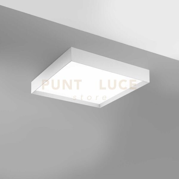 Aoi p/m - plafoniera alluminio bianco a led 3000-4000k 4200-4300lm
