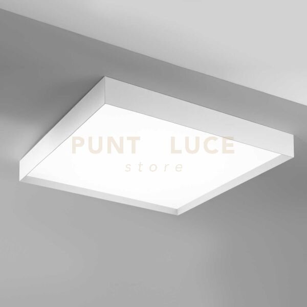 Aoi p/g - plafoniera alluminio bianco a led 3000-4000k 6100-6400lm
