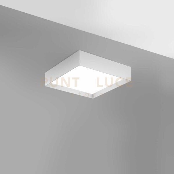 Aoi p/p - plafoniera alluminio bianco a led 3000-4000k 2000-2100lm