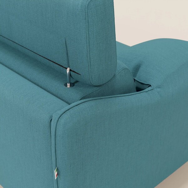 Violetta divano letto materasso H18 cm - poggiatesta reclinabili e bra
