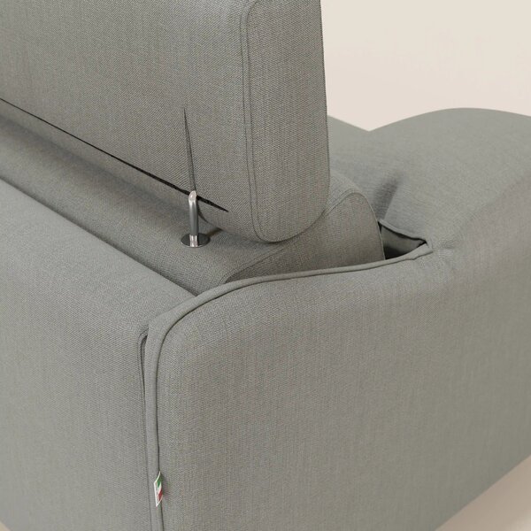 Violetta divano letto materasso H18 cm - poggiatesta reclinabili e bra