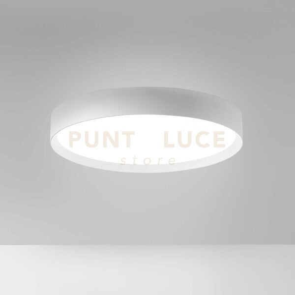 Ava p/m - plafoniera in alluminio bianco a led 3000-4000k 4600-4700