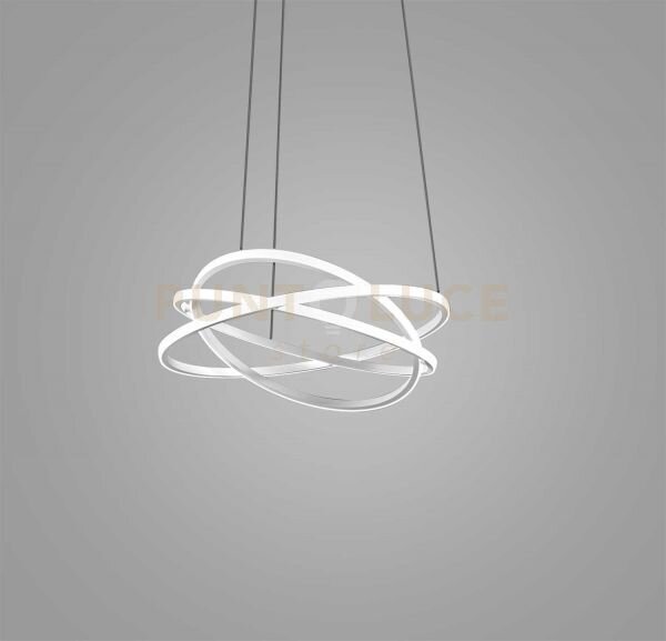 Atia s/p - lampadaio a sospensione bianco a led 3000k 6300lm 80w di
