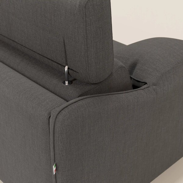 Violetta divano letto materasso H18 cm - poggiatesta reclinabili e bra