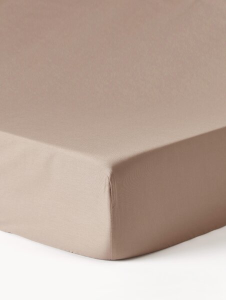 Lenzuolo con angoli topper in raso di cotone Premium