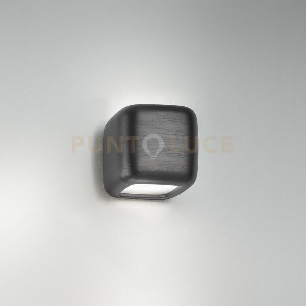 Babol a- applique in alluminio colore nero 2 luci attacco gx53 3000