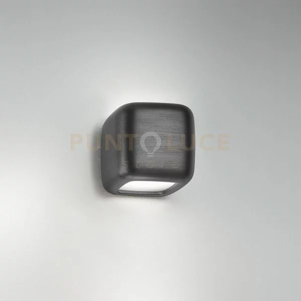 Babol a- applique in alluminio colore nero 2 luci attacco gx53 3000
