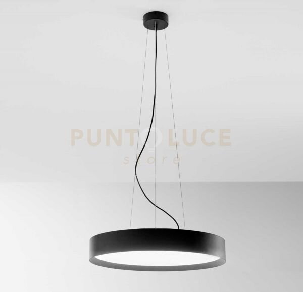 Ava s/p - lampadario a sospensione nero a led 3000-4000k 6200-6500l