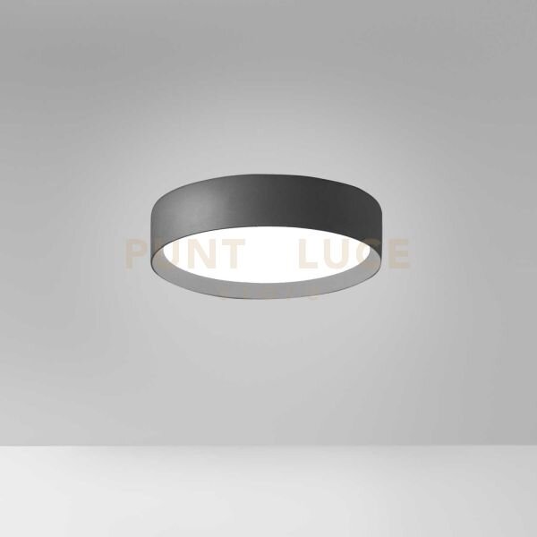 Ava p/p -plafoniera in alluminio nero a led 3000-4000k 1900-2000lm 